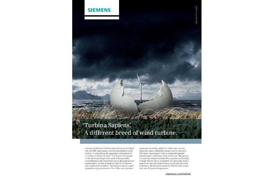Siemens wind turbine